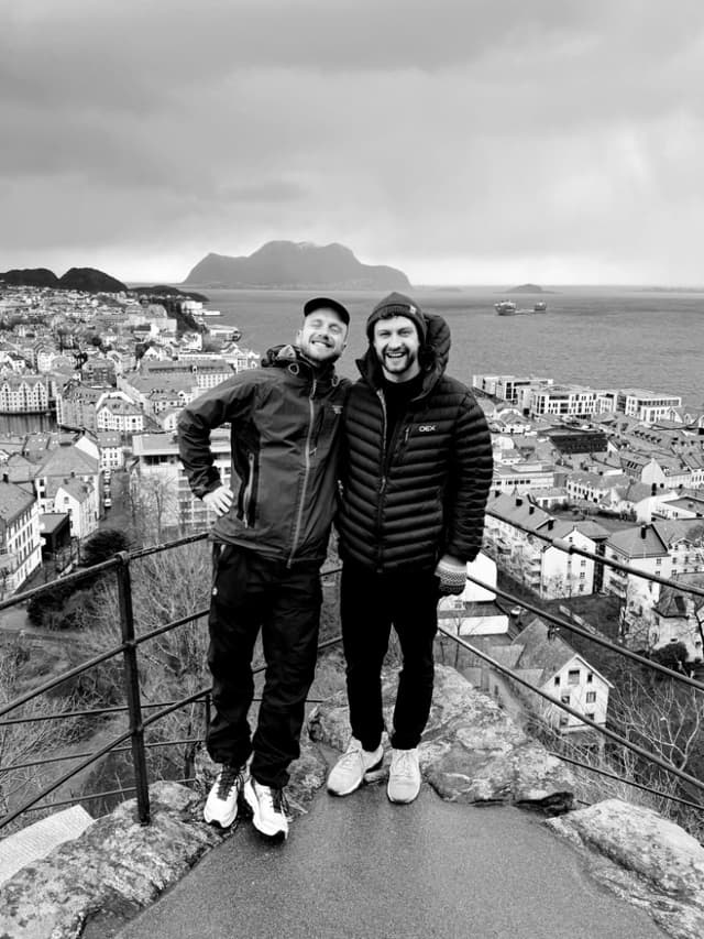 Louis and Jonty, co-founders of Coefficient